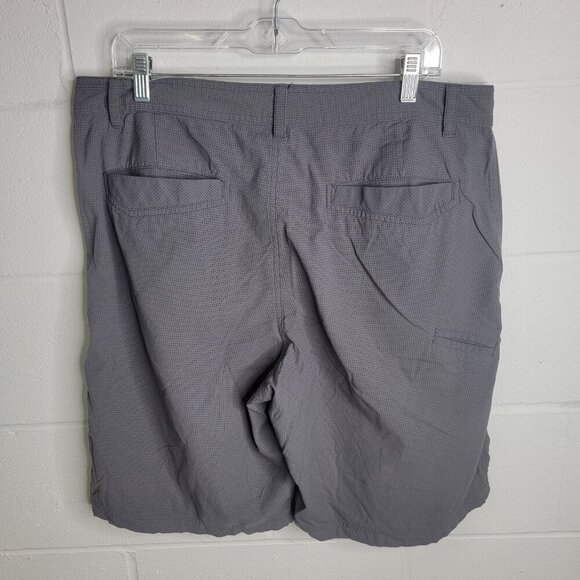 Lululemon Shorts Men's Gray Kahuna Flat Front Hybrid Chino 10” Inseam 38 Golf - Picture 2 of 7